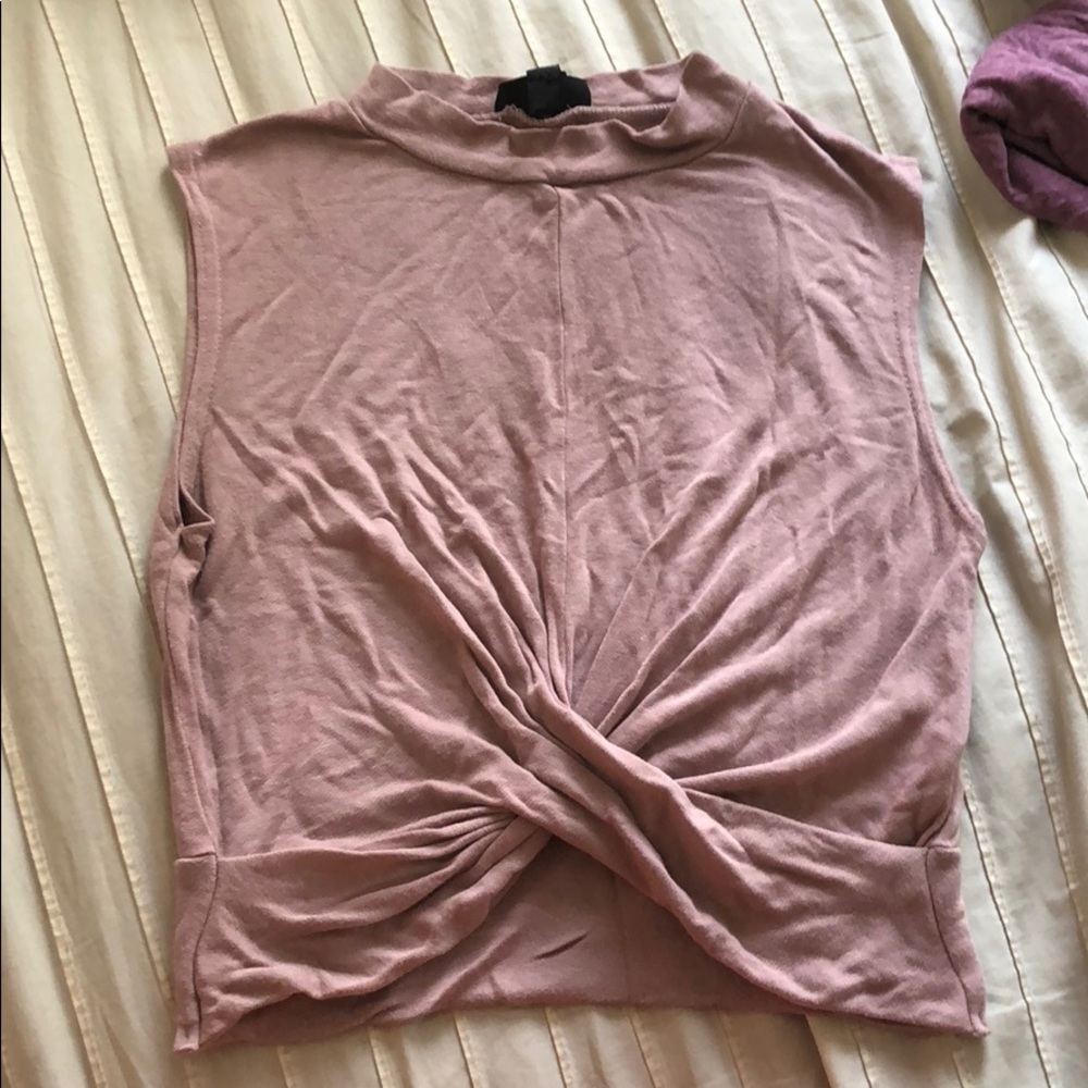 Topshop Cropped Tank Top